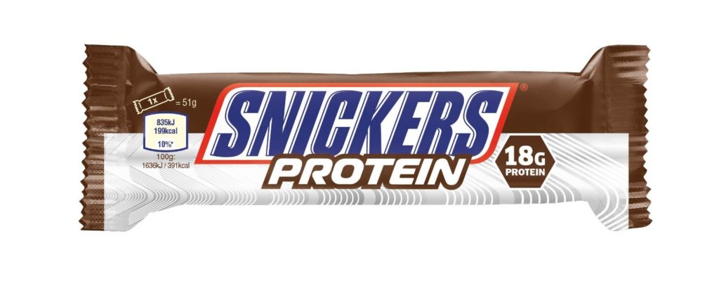 Snickers eiwitrepen protein bar 18gram eiwit