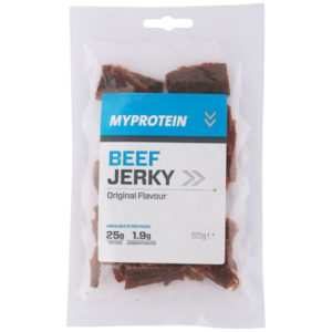 Beef jerky - goede eiwitrijke snacks